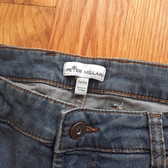 Peter Millar Men's Pilot Mill Jeans 36×34 NWT - Picture 3 of 3